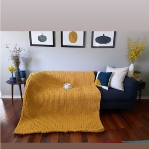 Handmade throw blanket
